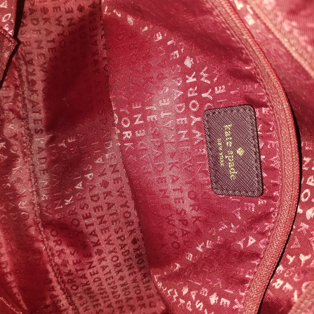 Kate Spade Maroon Women's Bag - Picture 6 of 6